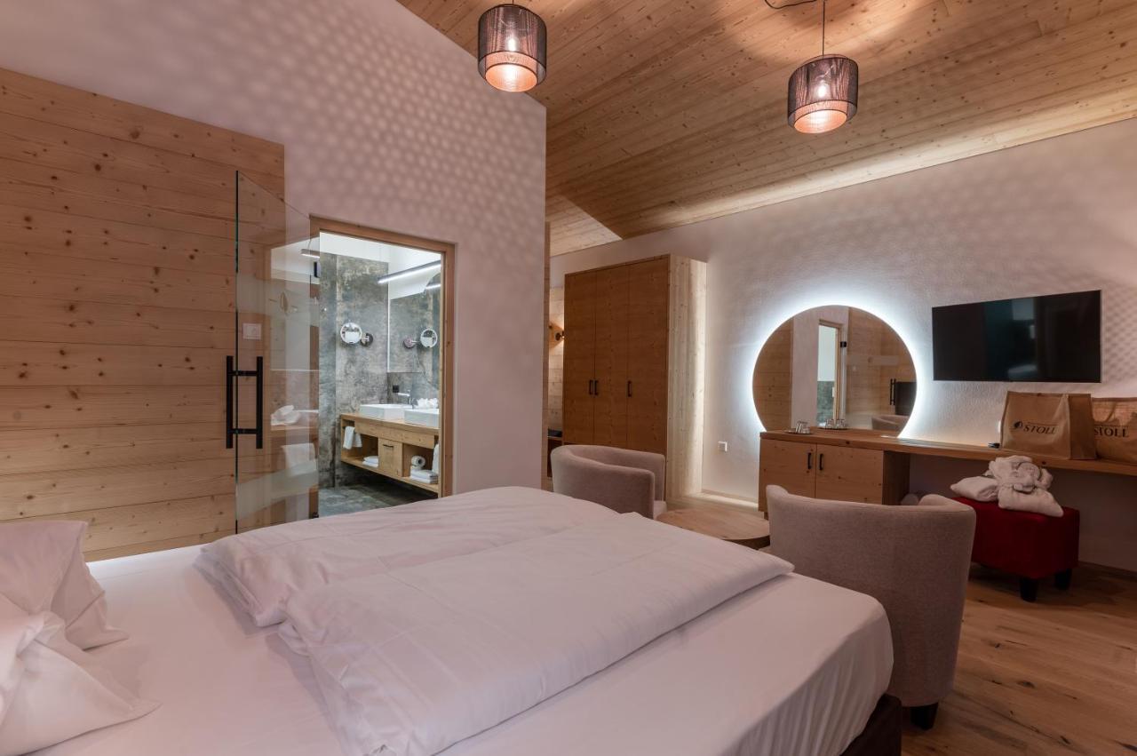 Alpine Nature Hotel Stoll Planca di Sopra Bagian luar foto