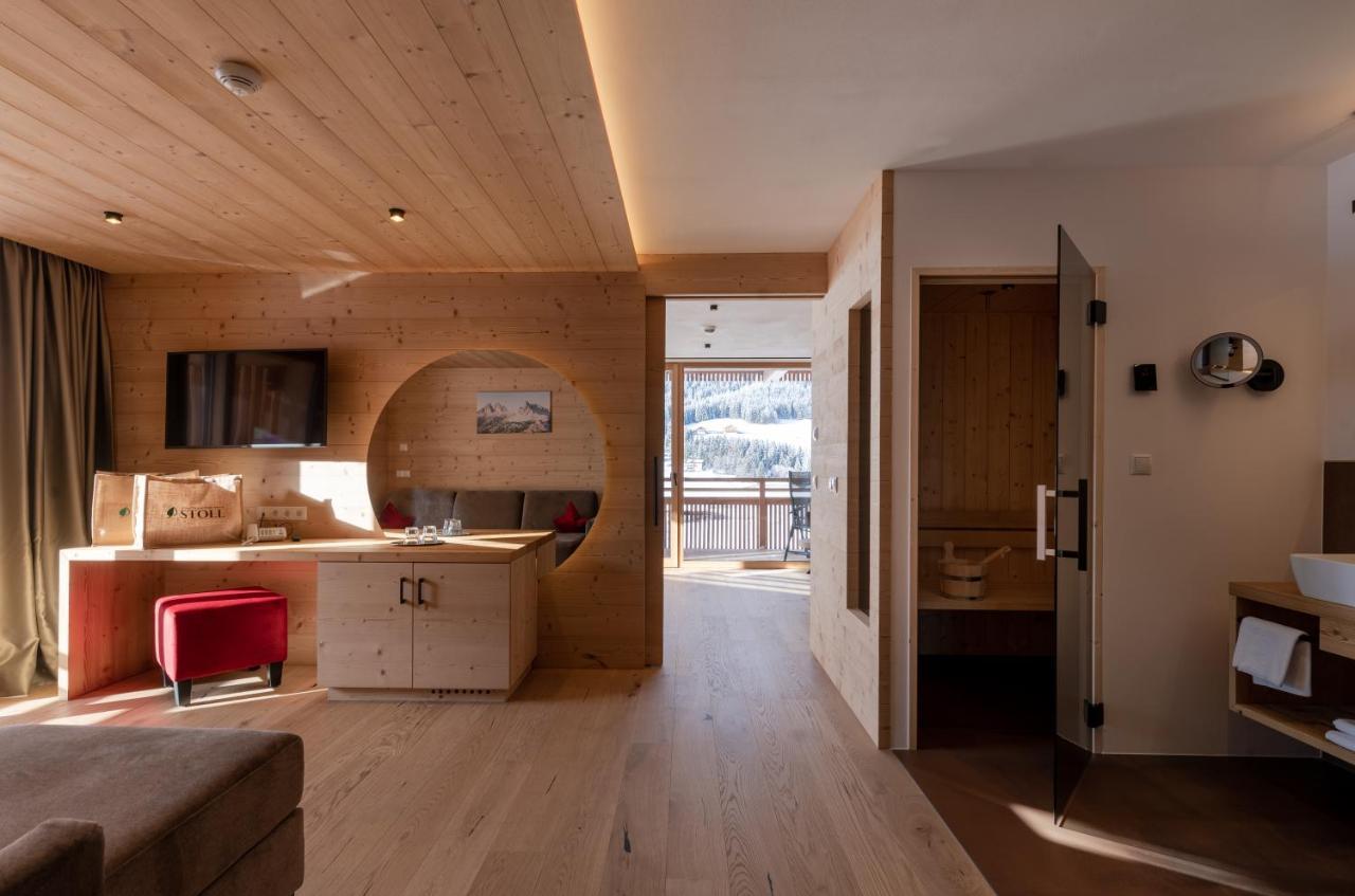 Alpine Nature Hotel Stoll Planca di Sopra Bagian luar foto