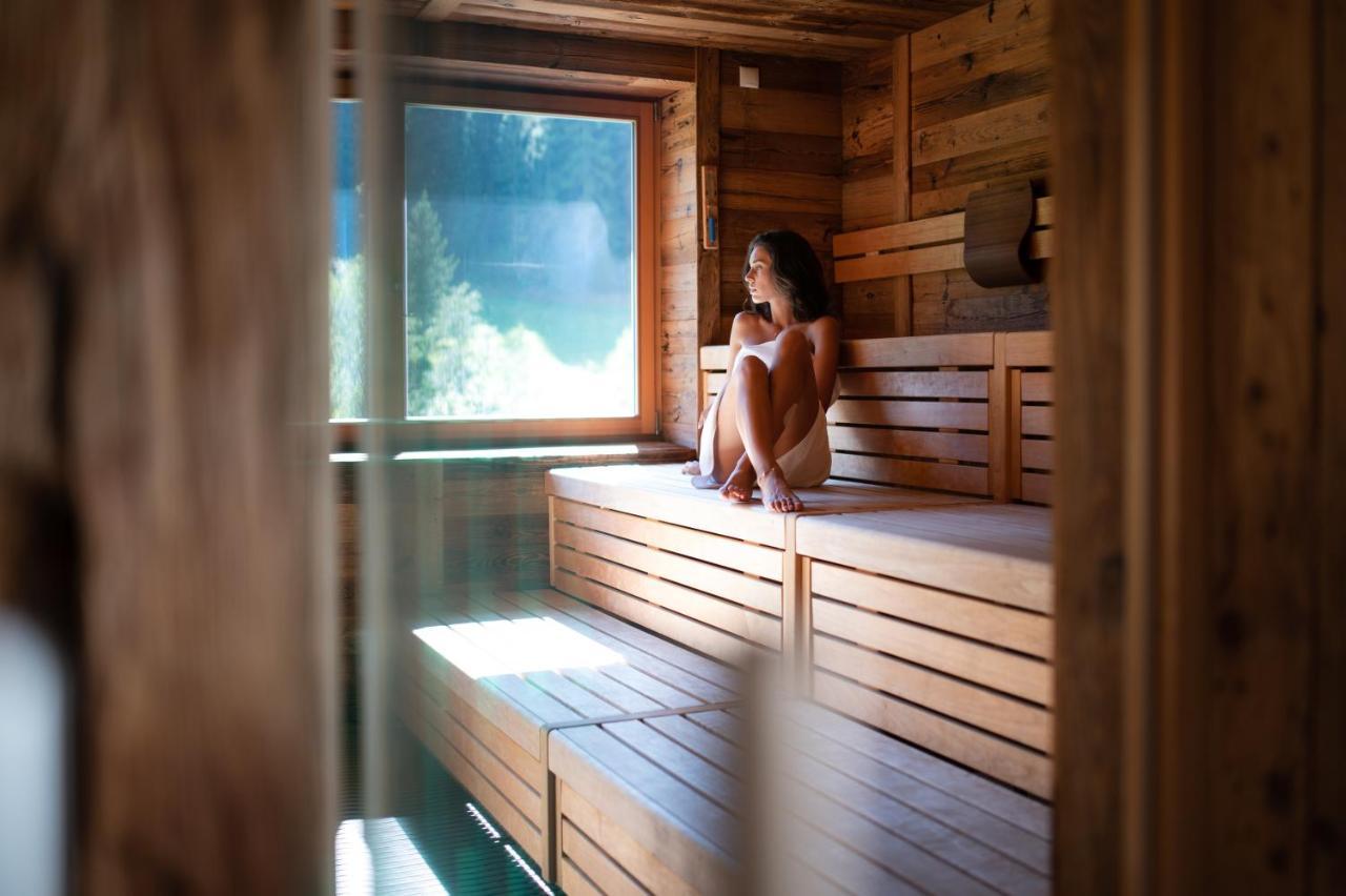Alpine Nature Hotel Stoll Planca di Sopra Bagian luar foto