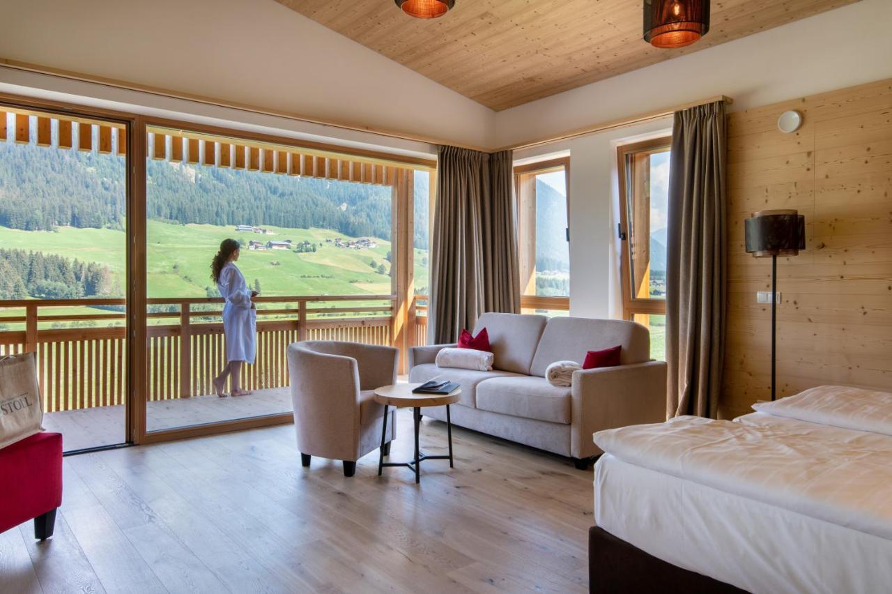 Alpine Nature Hotel Stoll Planca di Sopra Bagian luar foto