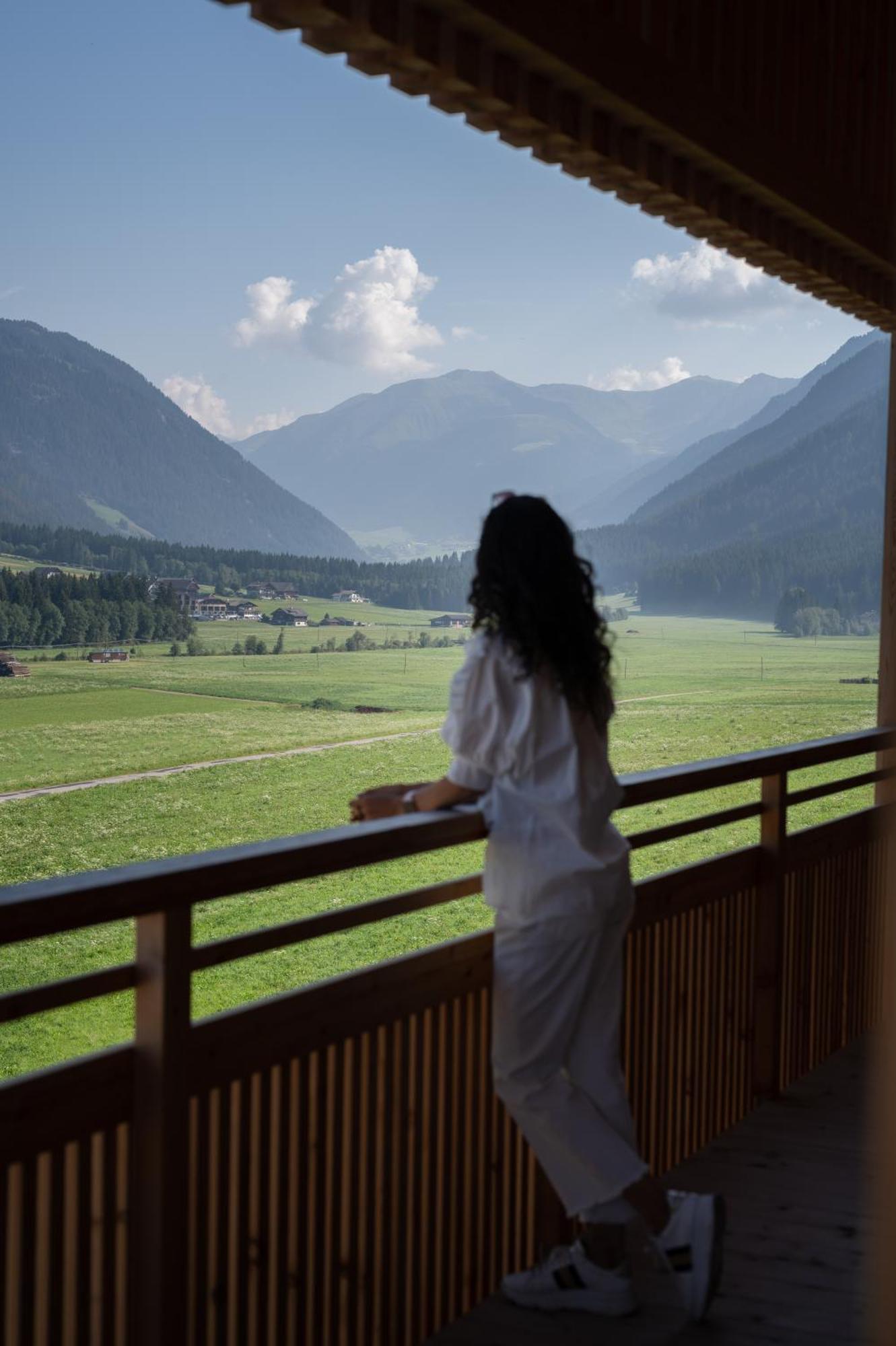 Alpine Nature Hotel Stoll Planca di Sopra Bagian luar foto
