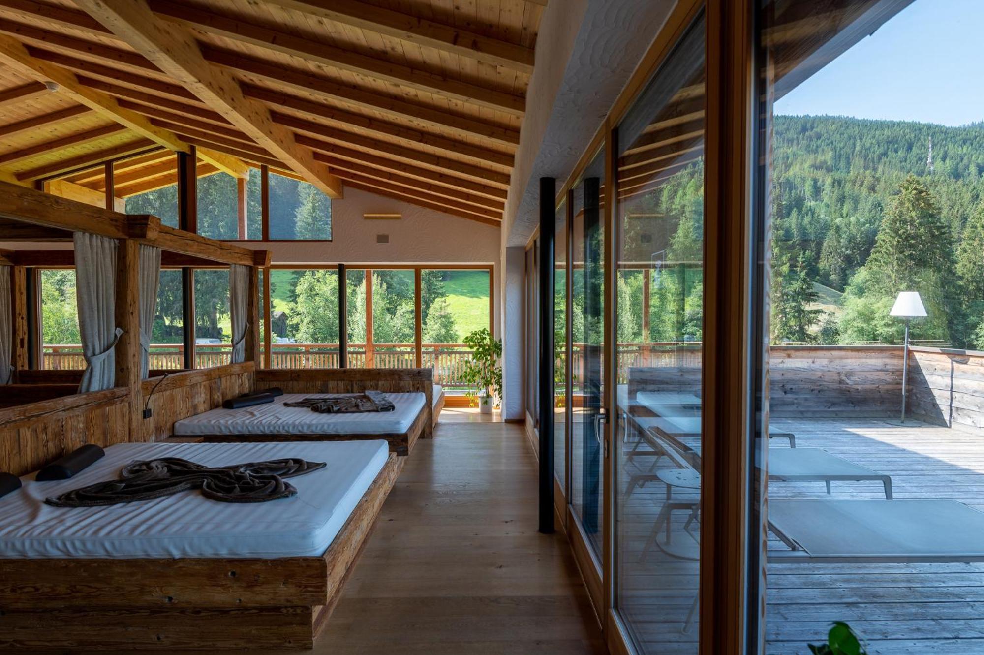 Alpine Nature Hotel Stoll Planca di Sopra Bagian luar foto
