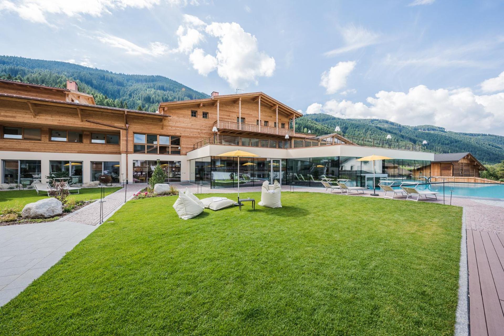 Alpine Nature Hotel Stoll Planca di Sopra Bagian luar foto