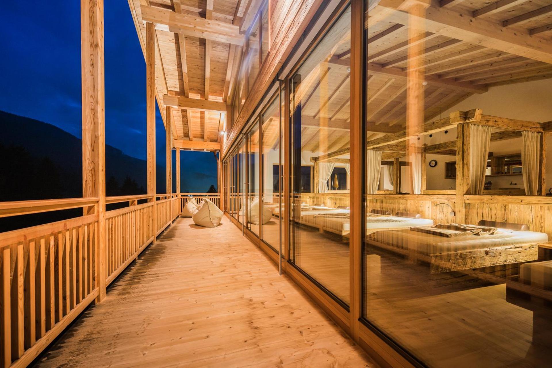 Alpine Nature Hotel Stoll Planca di Sopra Bagian luar foto