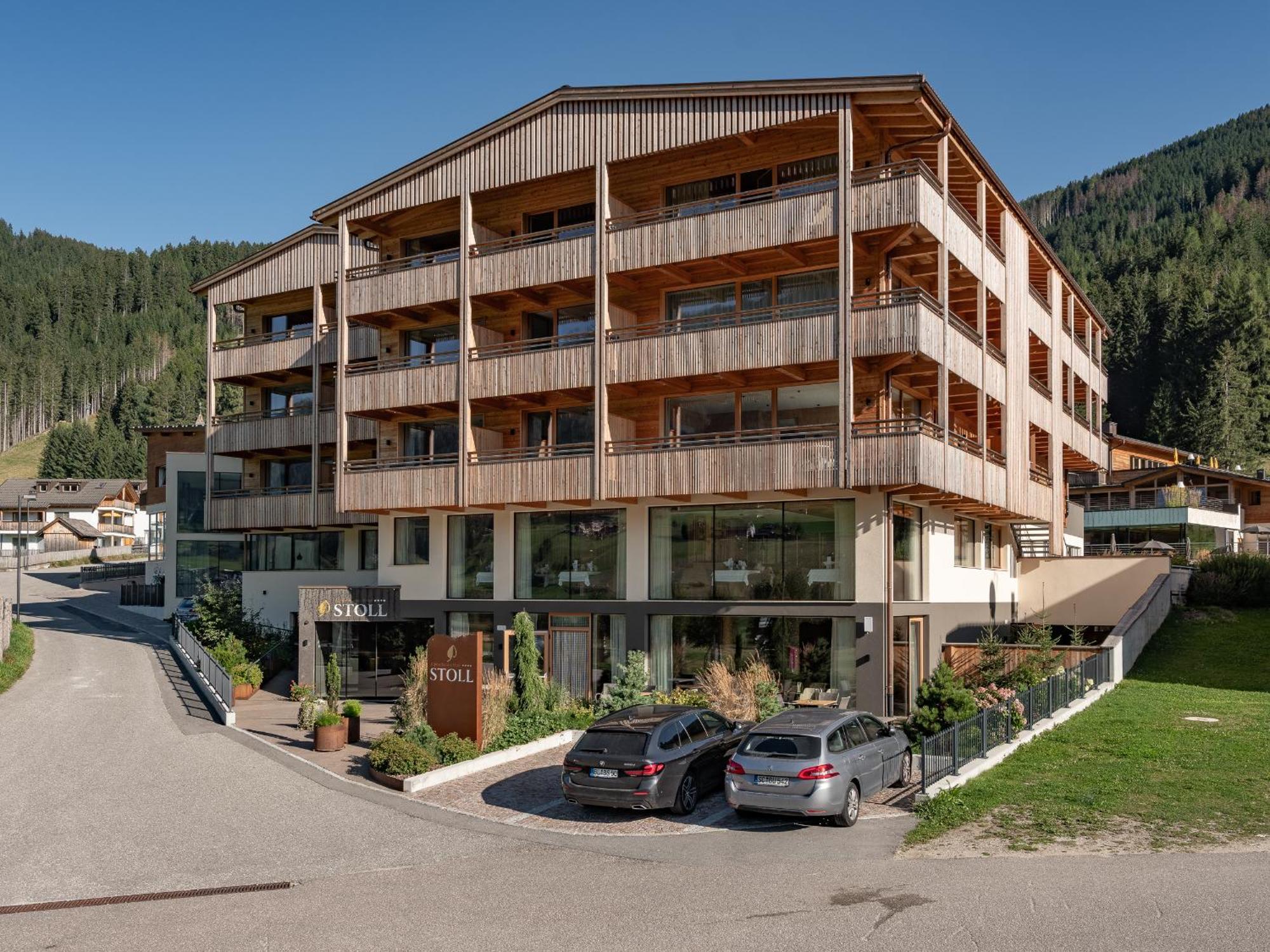 Alpine Nature Hotel Stoll Planca di Sopra Bagian luar foto
