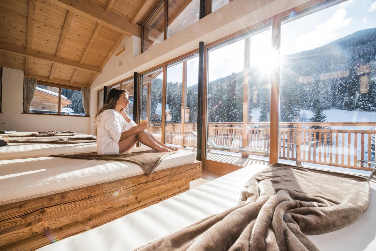 Alpine Nature Hotel Stoll Planca di Sopra Bagian luar foto